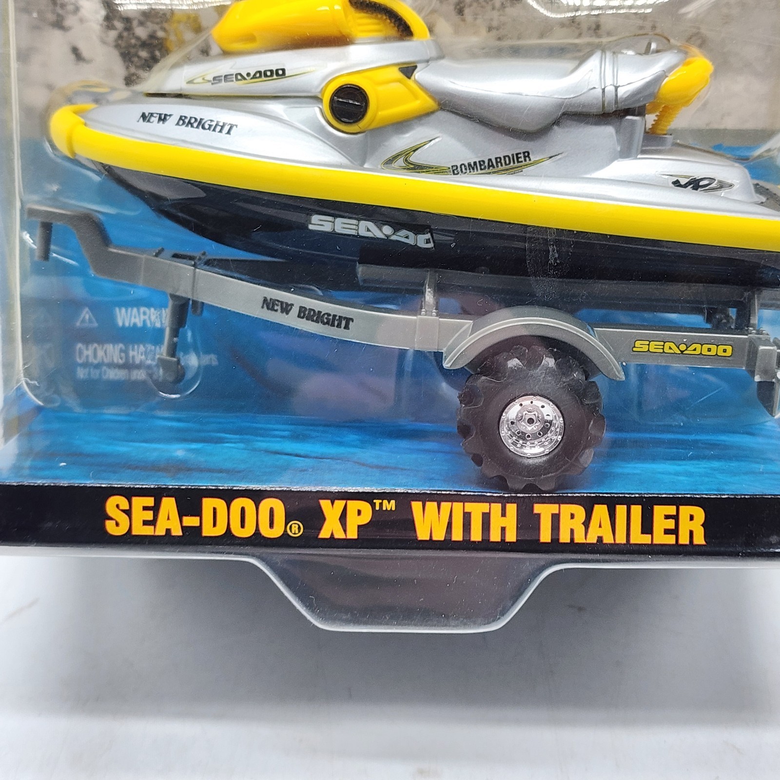 UH Vintage New Bright 2000 Sea Doo XP w/ Trailer Battery Powered *SEALED Rare