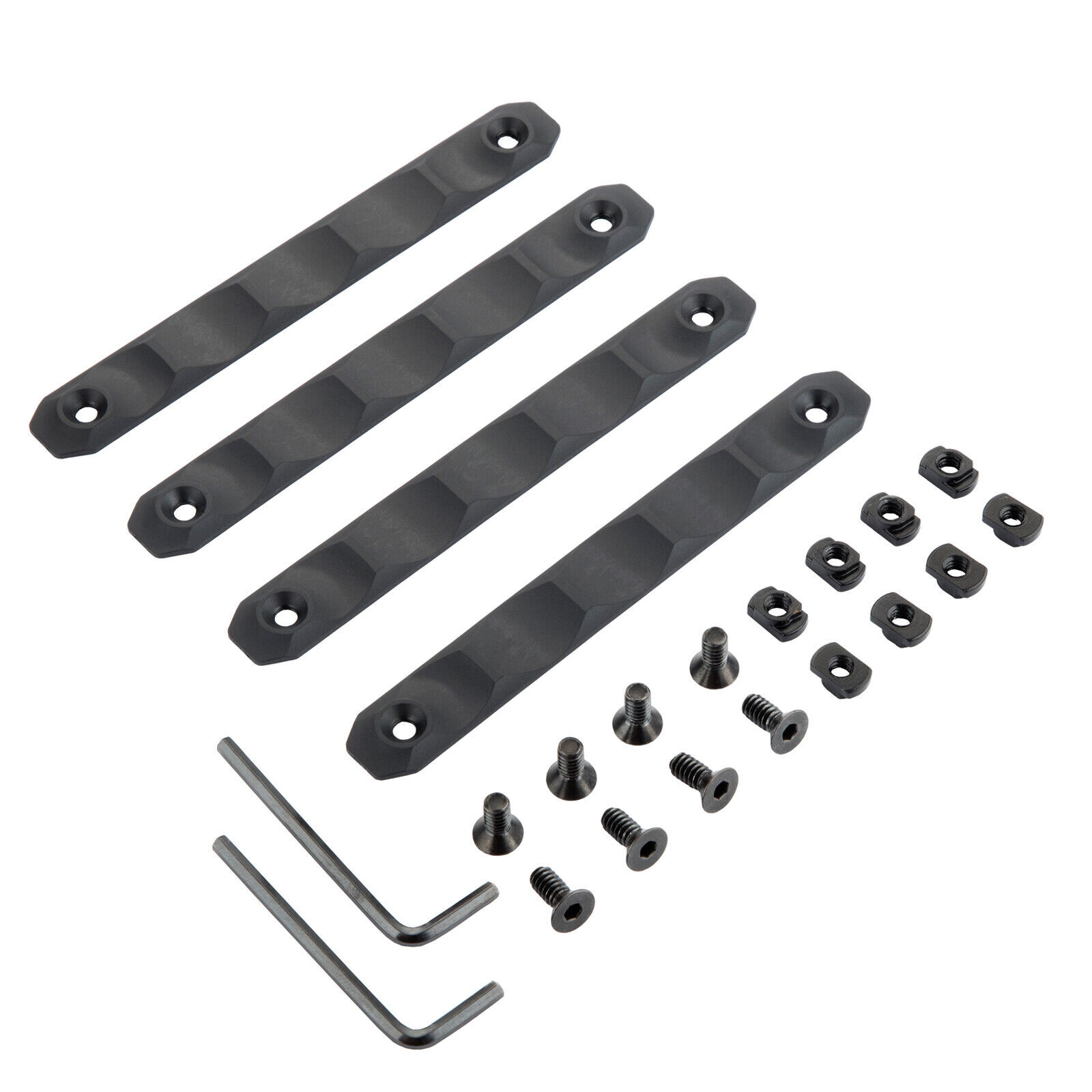 4Pcs/lot MLOK Rail Hand Protection M-lok Rail Cover Panel for M-lok System 120mm