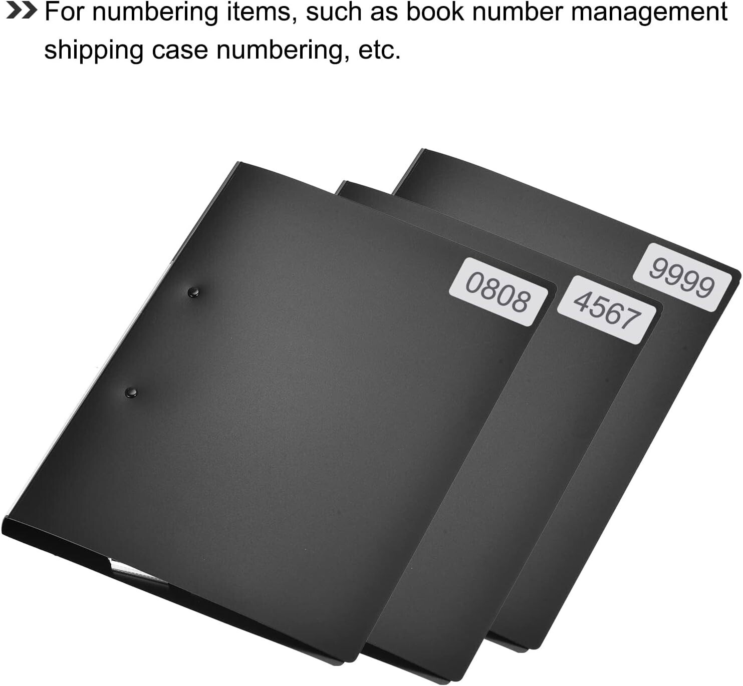 1-10000 Self Adhesive Consecutive Number Inventory Labels Stickers Waterproof