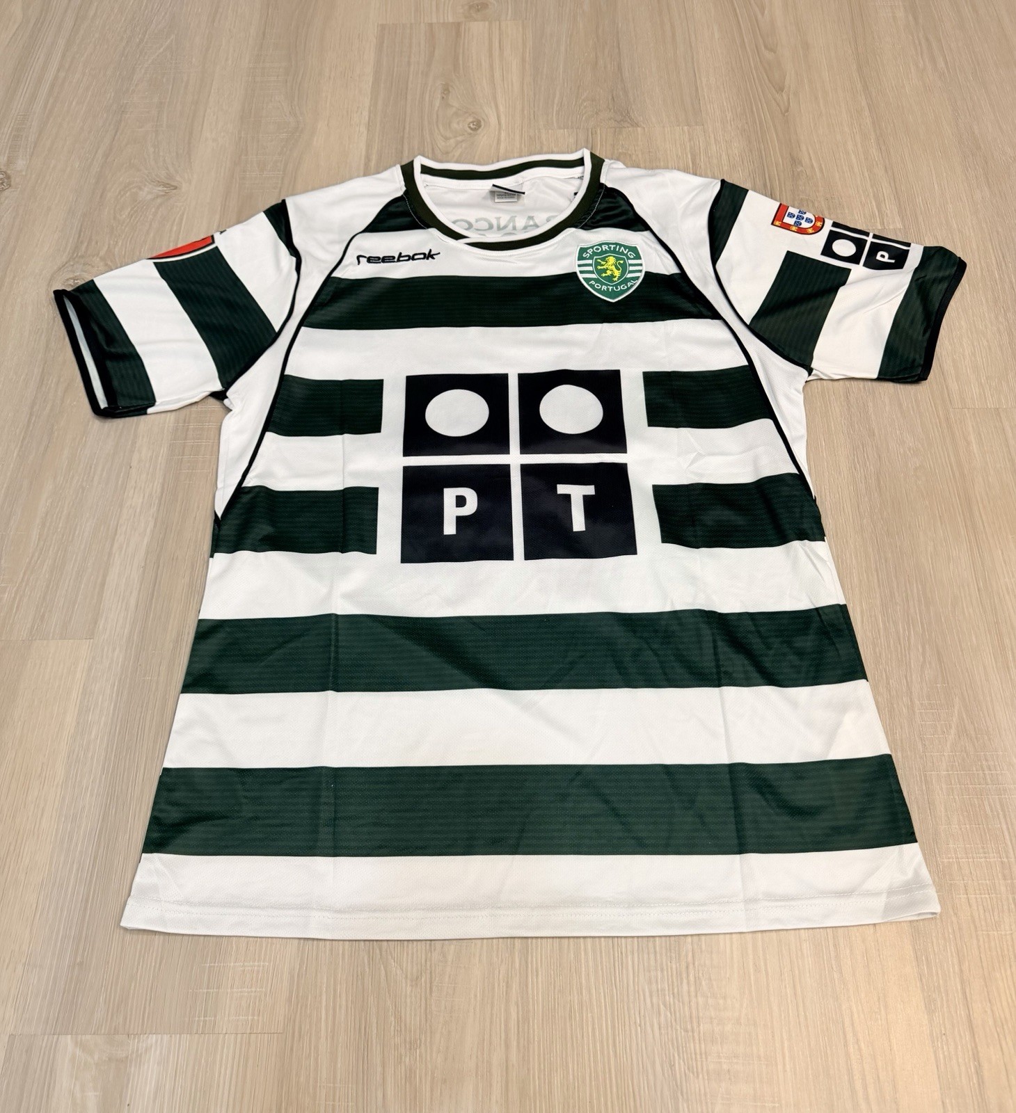 Retro 2003 Sporting Lisbon Home Jersey Cristiano Ronaldo Brand New