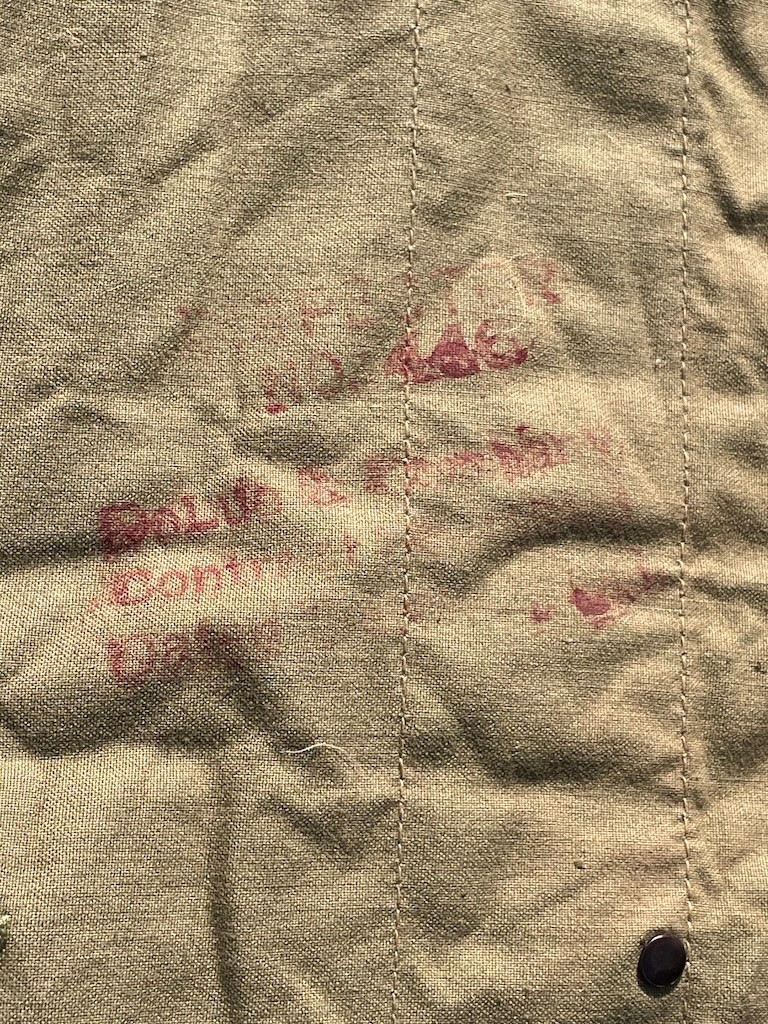 Original M1910 US Military Shelter Half EARLY RARE WW1 Doughboy Pre WW2 Tent Pup