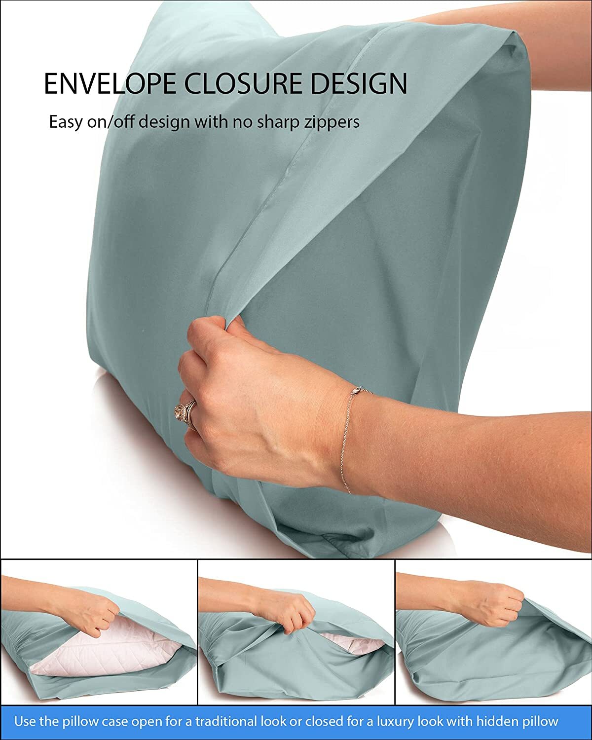 6 Piece Premium Bamboo Sheet Set, Deep Pockets, 50 Colors, 2200 Count, Soft