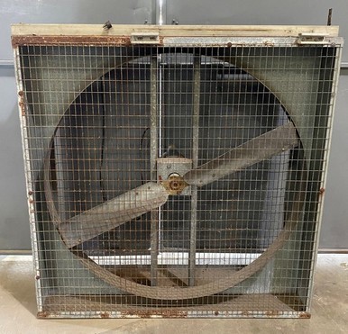 Salvaged Agricultural Fan, 48"Dayton 4B049 Direct Drive Ventilation Unit