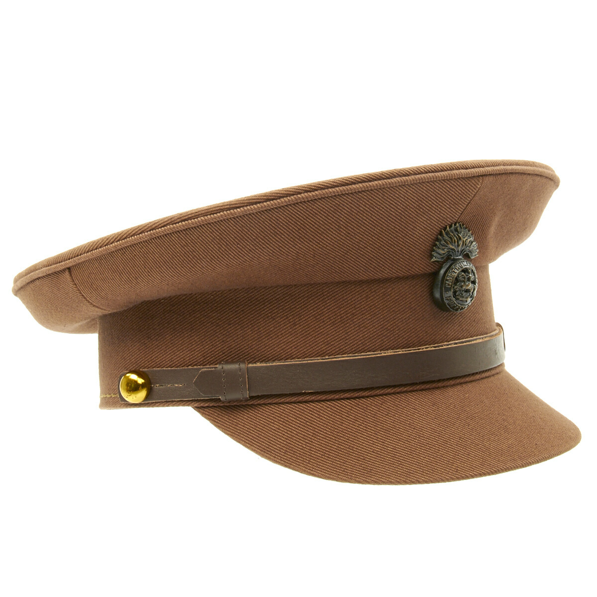 British WWI Officer Service Dress Peaked Cap- Size US 7 1/4 (58cm)