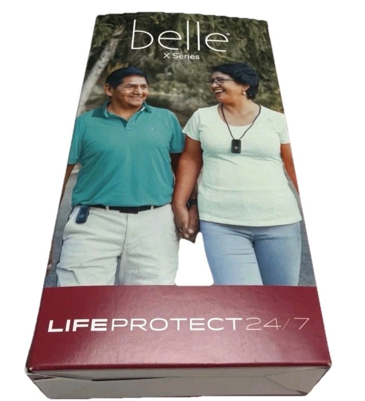 Belle X-Series Black 4G Life Protect 24/7 Mobile Medical Alert System | New