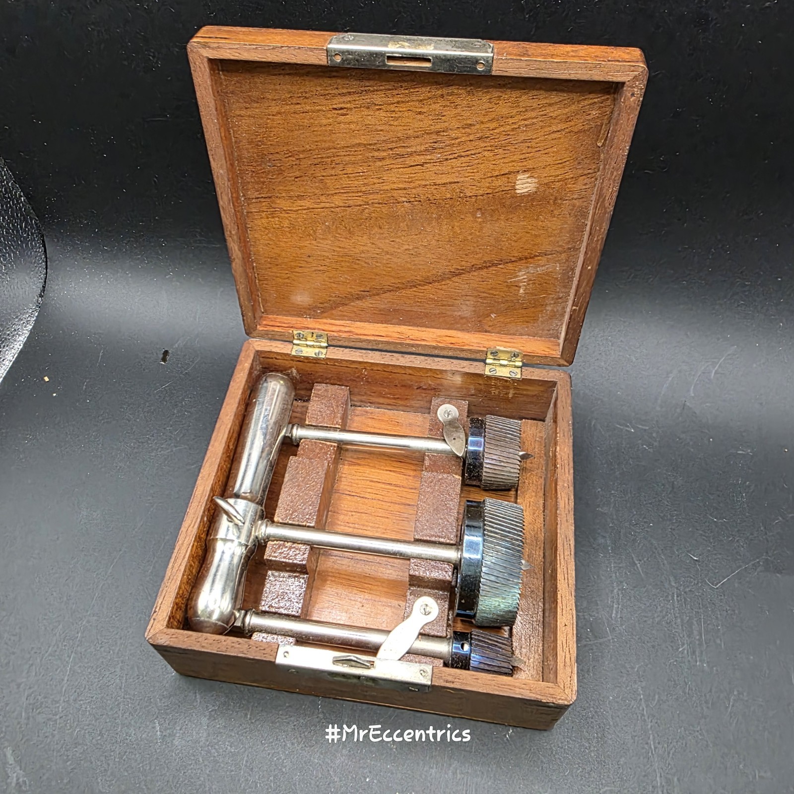 Antique medical Tool surgical trepanation cranial drill Labotomy Oddities