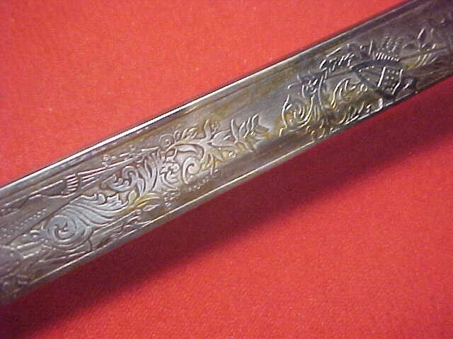 US MODEL 1850 STAFF & FIELD OFFICERS SWORD W/SCABBARD ~ QUALITY REPRODUCTION