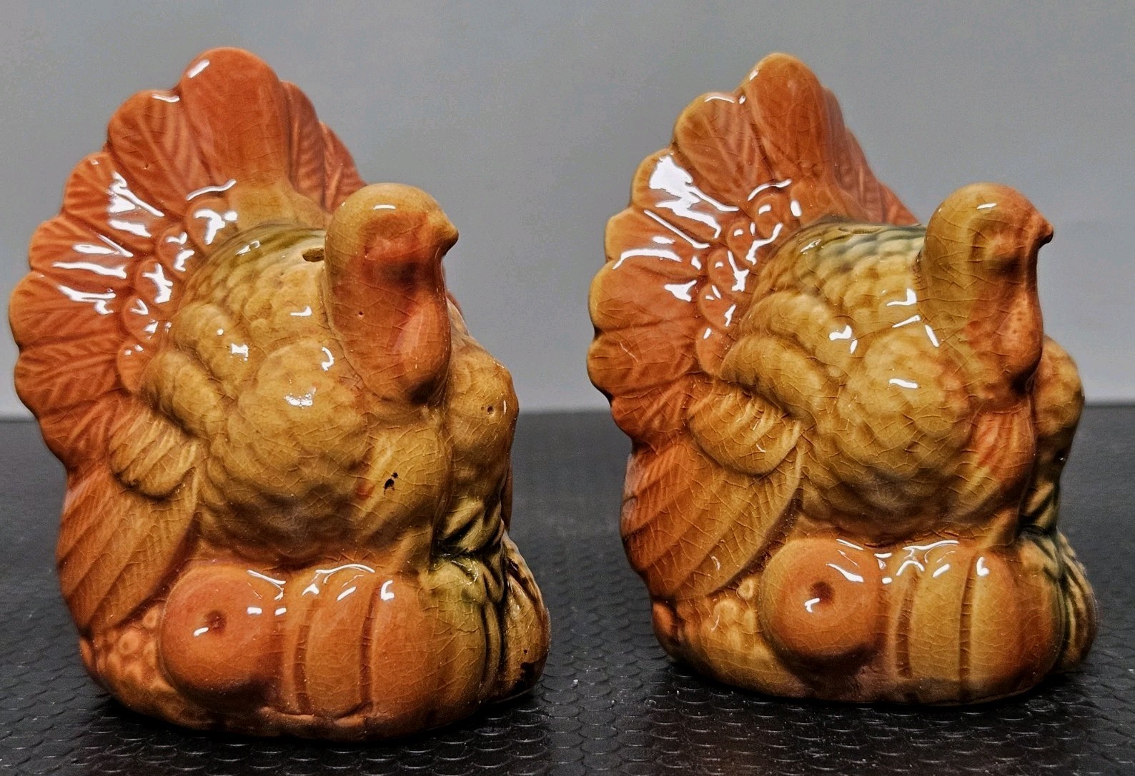 Thanksgiving Turkey Salt And Pepper Shakers Set- Home Accents