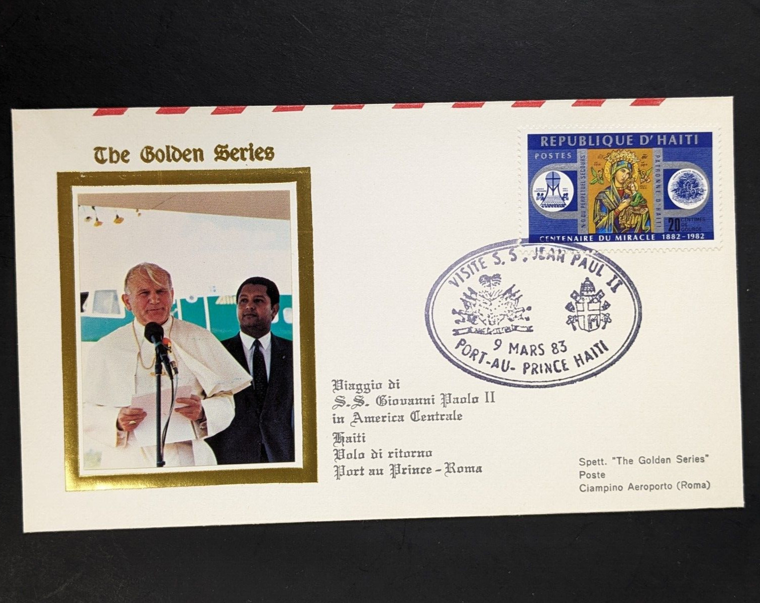 Pope John Paul II, The Golden Series Central America, 17 Covers Plus Stamps