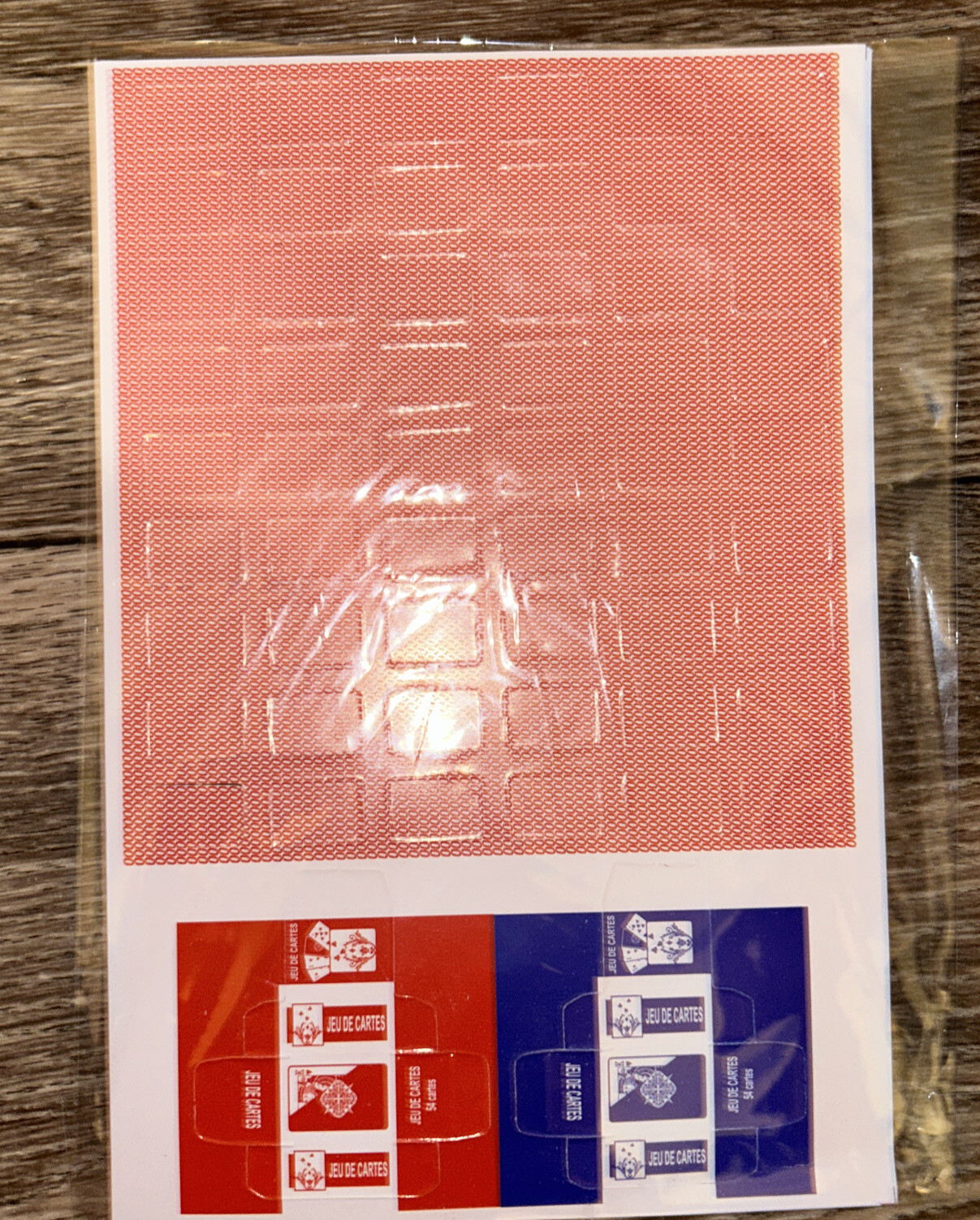 Mini Plastic Coated Poker Playing Card Deck 1.5cm/0.59in x 1cm/0.39in