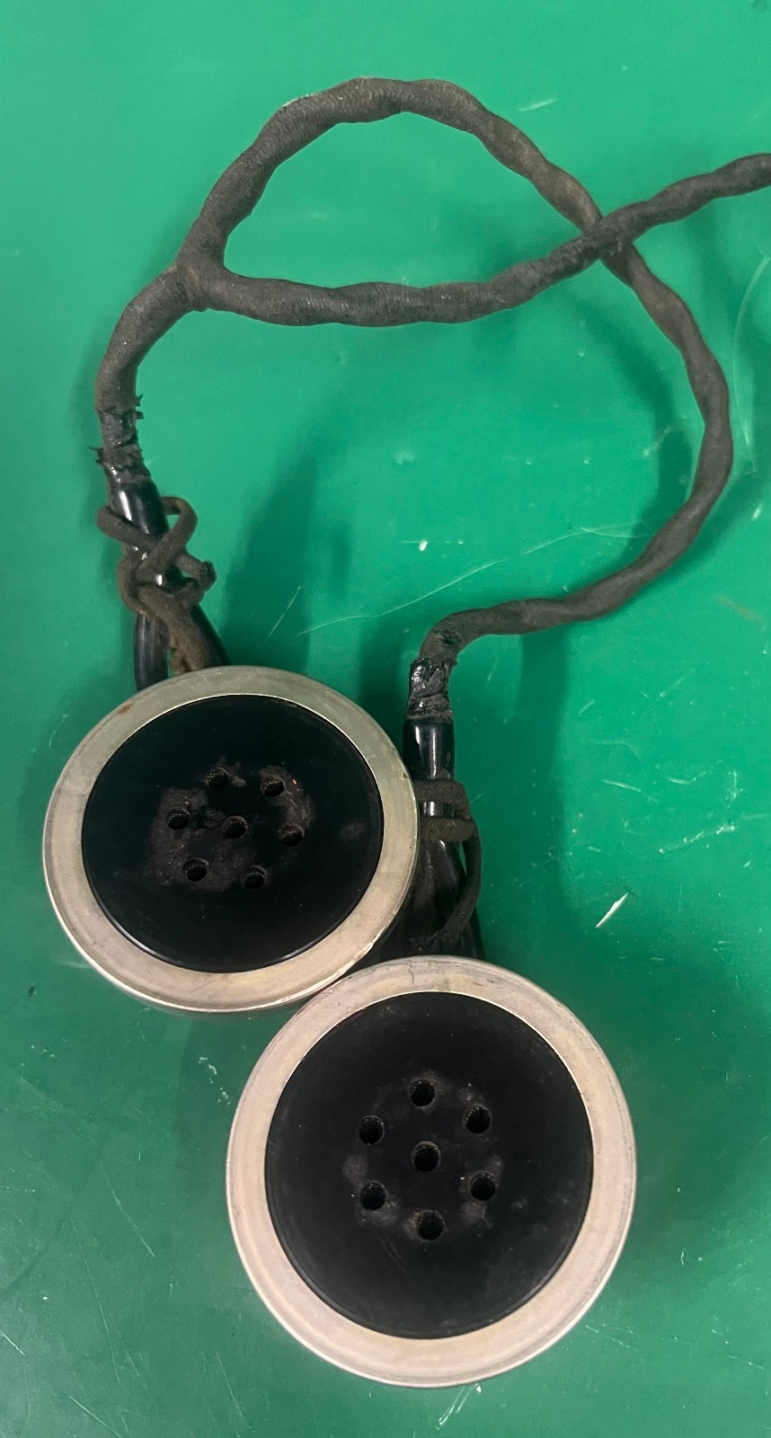 US NAVY FLYING HELMET RECEIVER SET ANB-H-1A