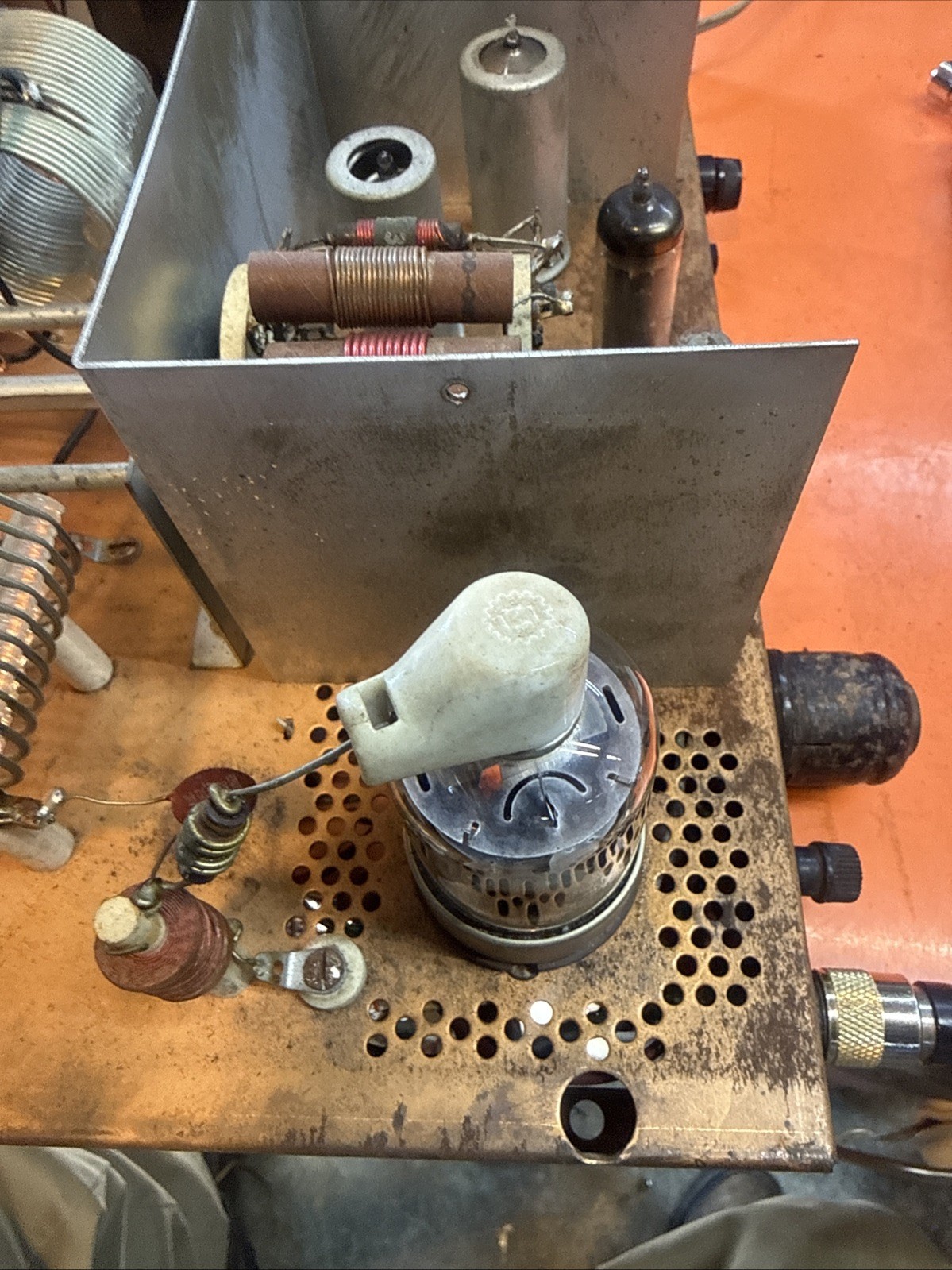 EICO CW AMATEUR TRANSMITTER MODEL 720 Ham Radio Works On 40 Low Output