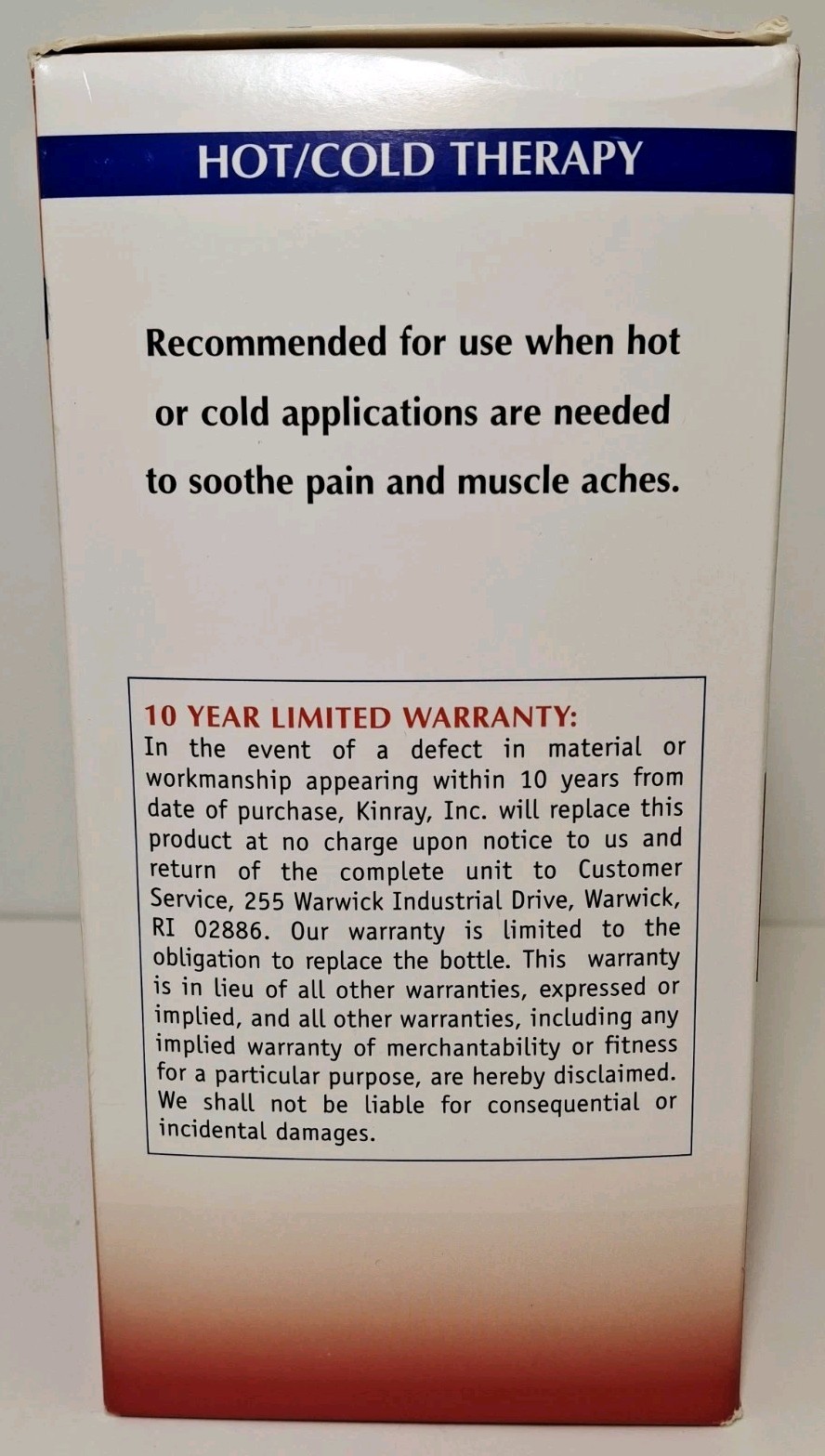 Vintage Hot Cold Therapy Red Rubber Water Bottle With Stopper 2 Quart