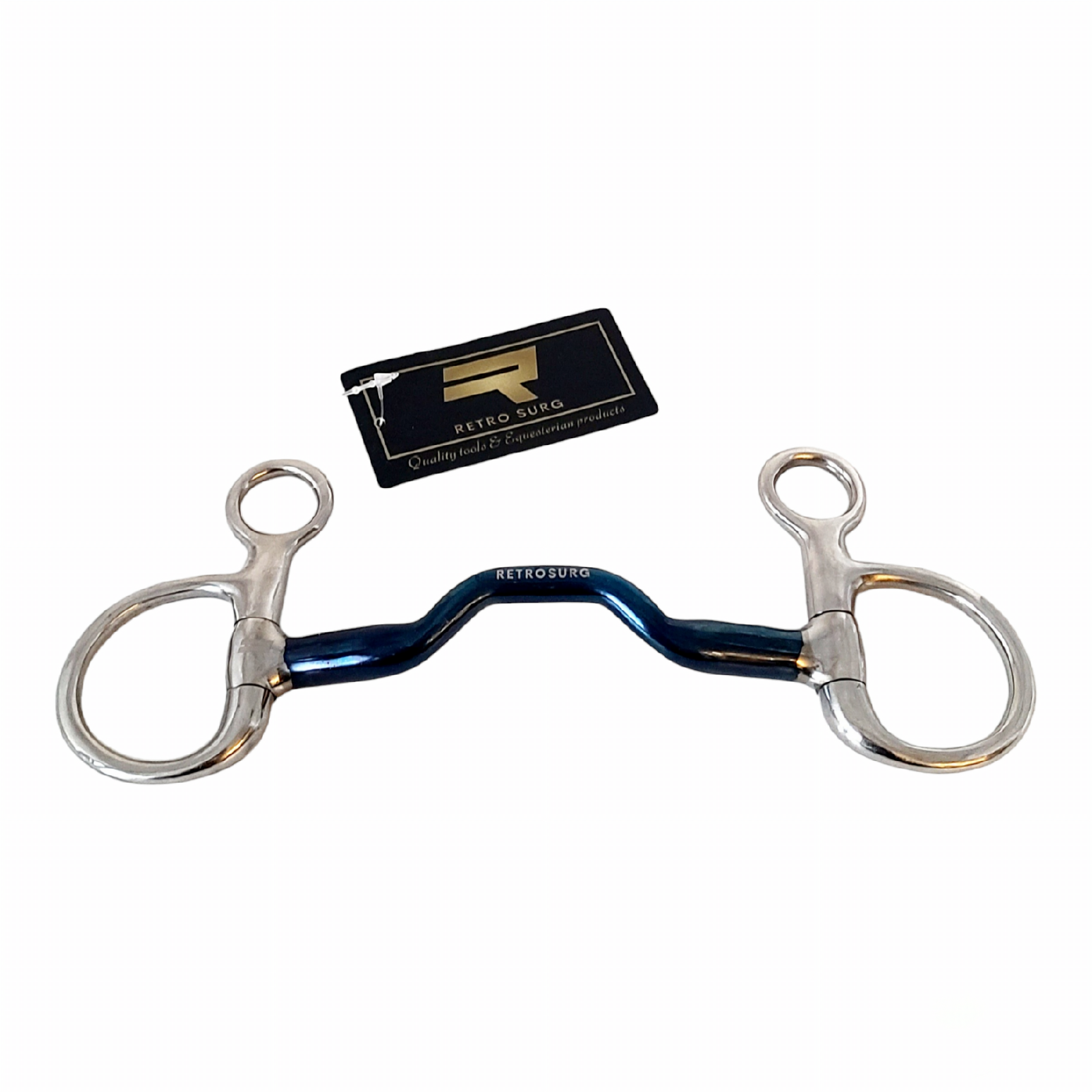 Baucher Sweet Iron Low Port Comfort Tongue Relief Snaffle Horse Bit.