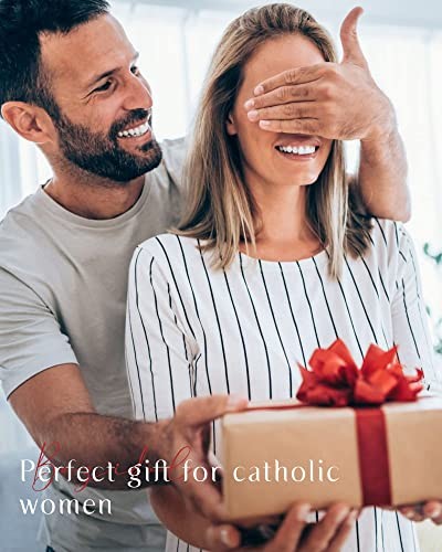 Spanish Catholic Lace Veil - Virgin Mary Embroidery Church Black Gold-3