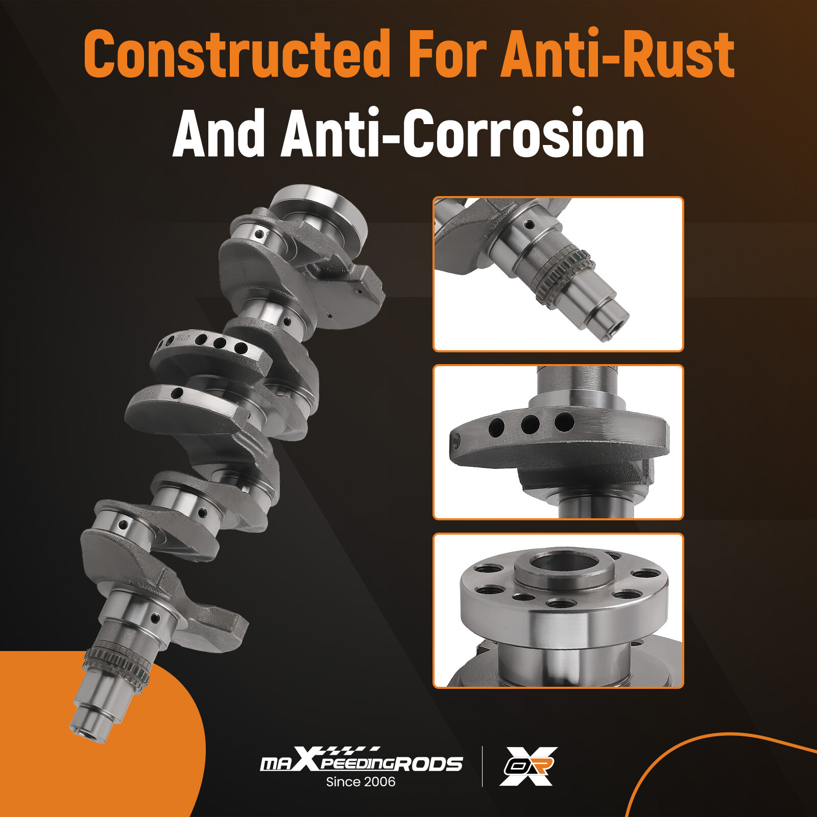 G4NH 2.0L Engine Rebuild Piston Gasket Kit Crankshaft Rods for 17-22 Hyundai Kia