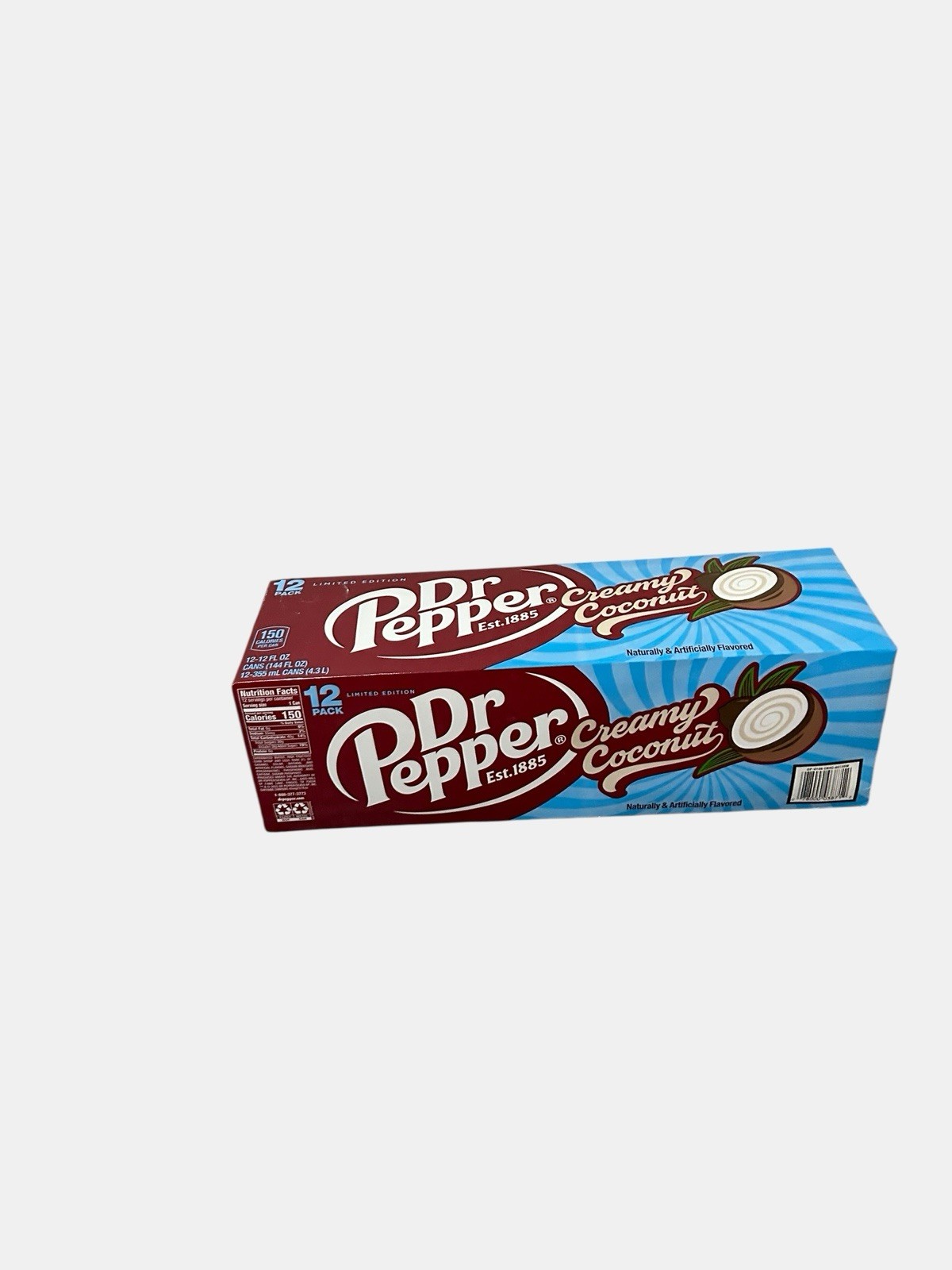 Dr Pepper Creamy Coconut LIMITED EDITION 12 Pack - Expires 12/07/2026