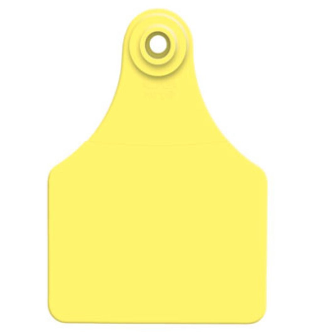 Allflex Global Large Blank Calf Ear Tags 25ct Yellow