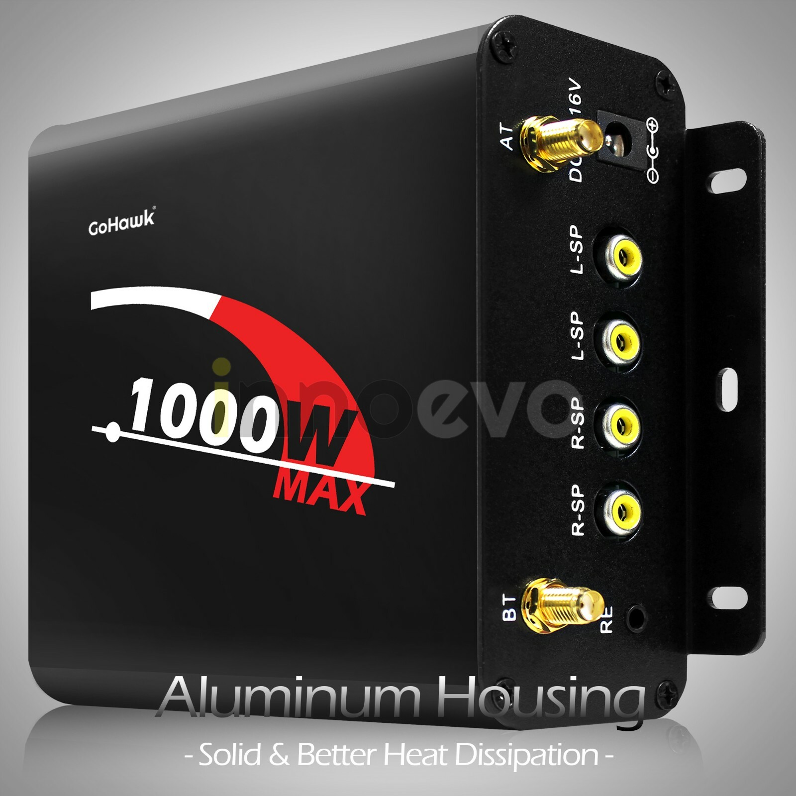 1000W Motorcycle Bluetooth 4 Speakers Stereo Audio System ATV UTV Can-Am Polaris