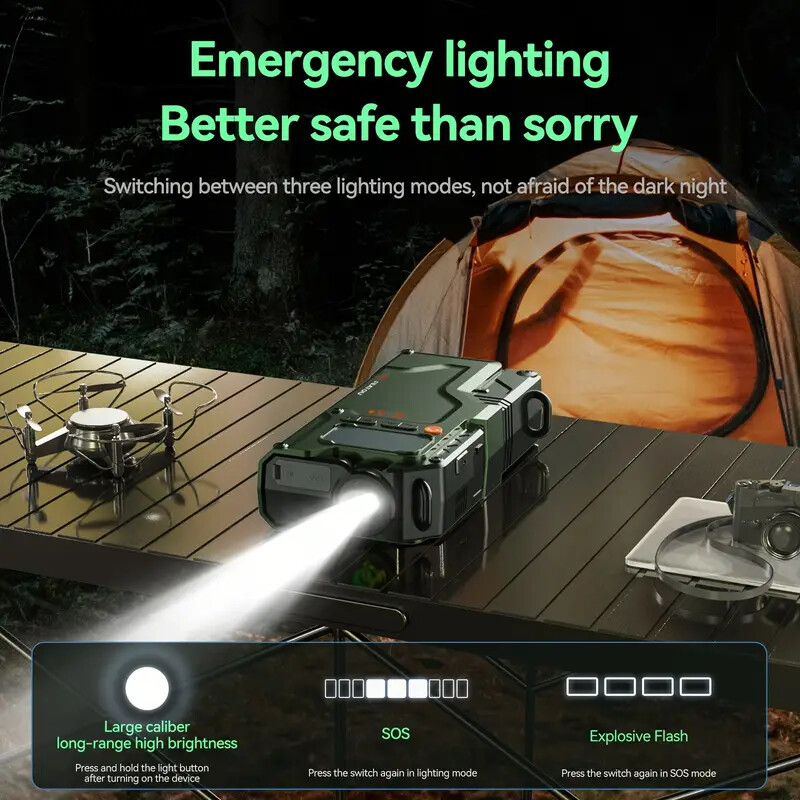 Car Jump Starter Booster Jumper Box Power Bank Battery Charger Portable 7000Amp