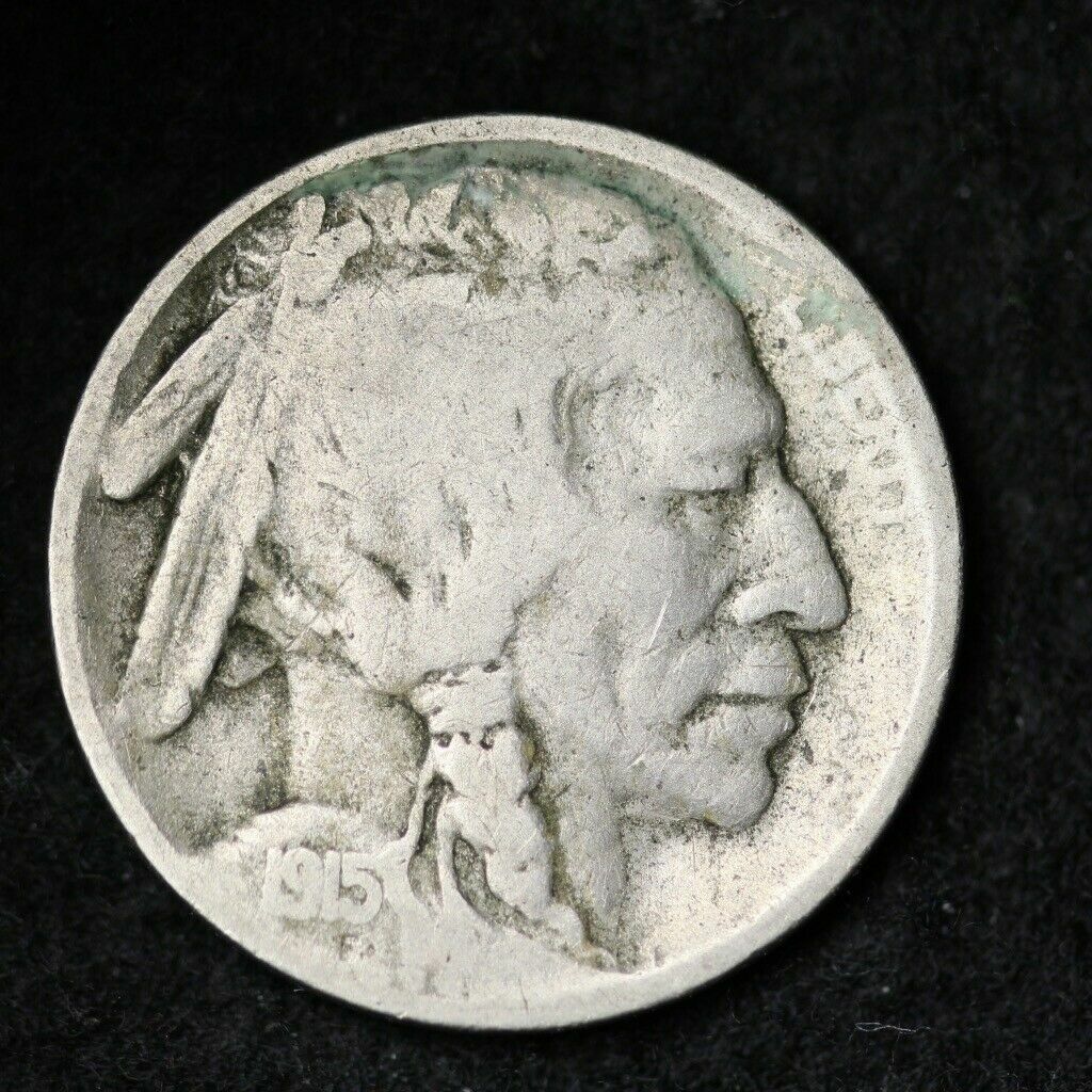 1915-S Buffalo Nickel G / VG FREE SHIPPING