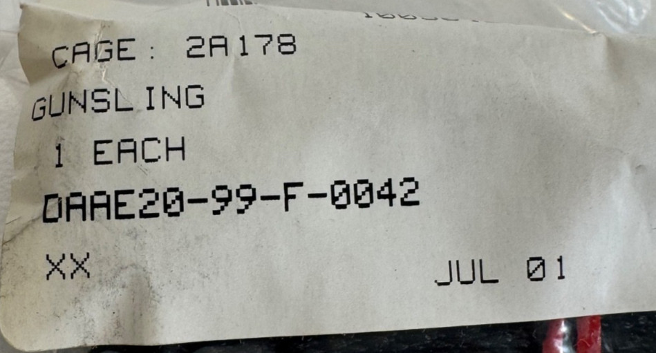 New USGI Military Army 2 Point Universal Rifle Silent Small Arms Sling 52 x 1.25