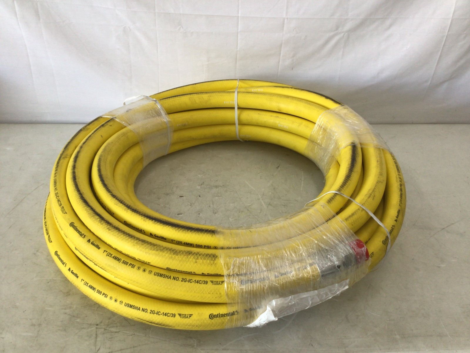CONTINENTAL - GOR10050-50-G Air Hose 1 in DIA 500 psi Max  YELLOW