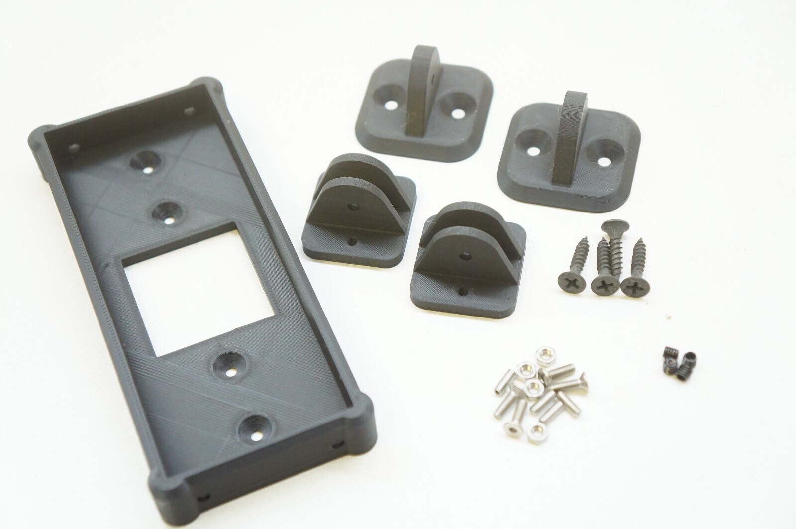 Front Head Unit Swivel Wall Mount Holder Pitch up/down for Xiegu G90 HF Radio