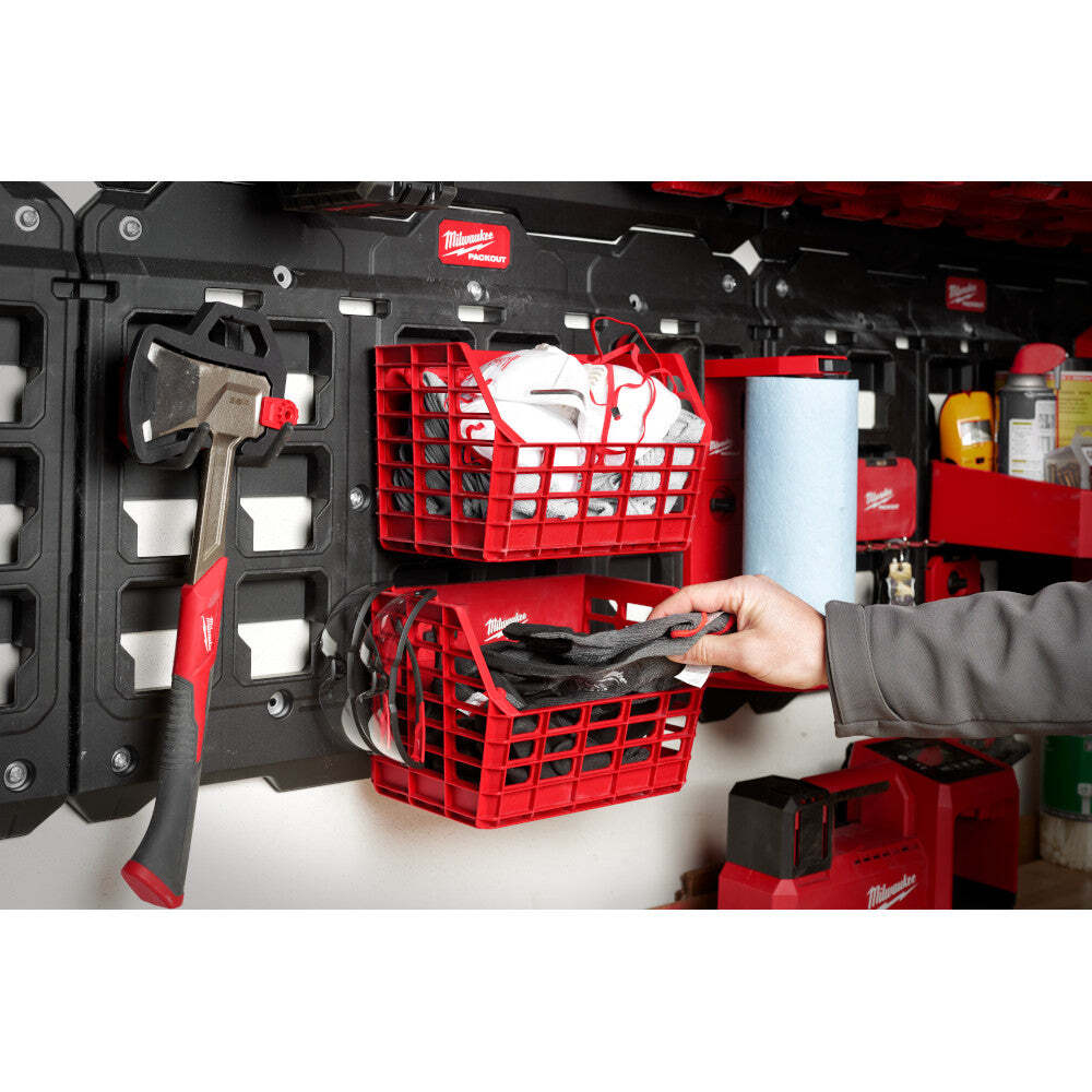 Milwaukee 48-22-8342 PACKOUT Compact Wall Mounted Tool Storage Basket