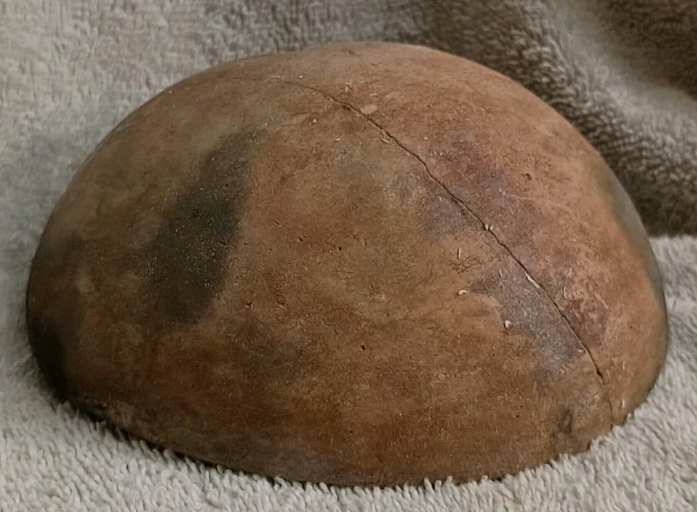 Great Antique Ancestral Pueblo Red Ware Pottery Bowl