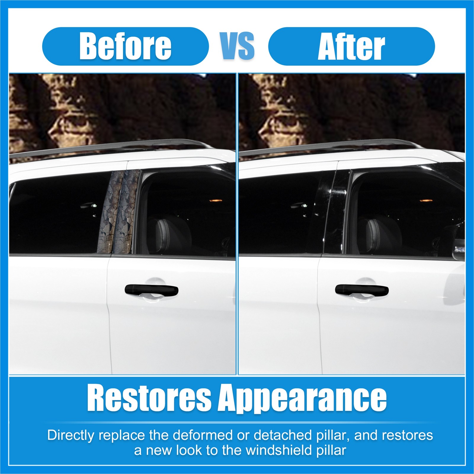 Windshield B Pillar Trim BB5Z-7820555-BB for Ford Explorer 11 Left Right