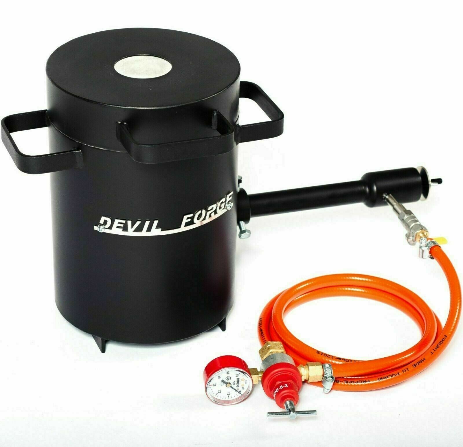 FB1Sb–4KG GAS METAL MELTING FURNACE Propane Forge Copper Crucible Tongs 2 in 1