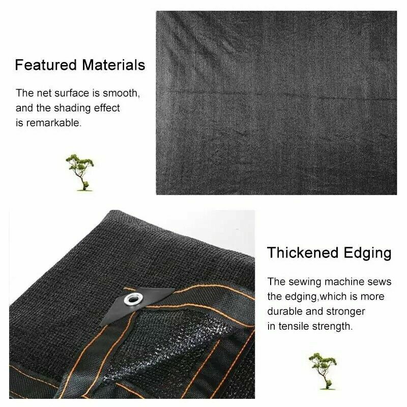 Anti-UV Sun Shade Net Awnings Sun Shelter Garden Patio Pool Sunblock Shade Sail