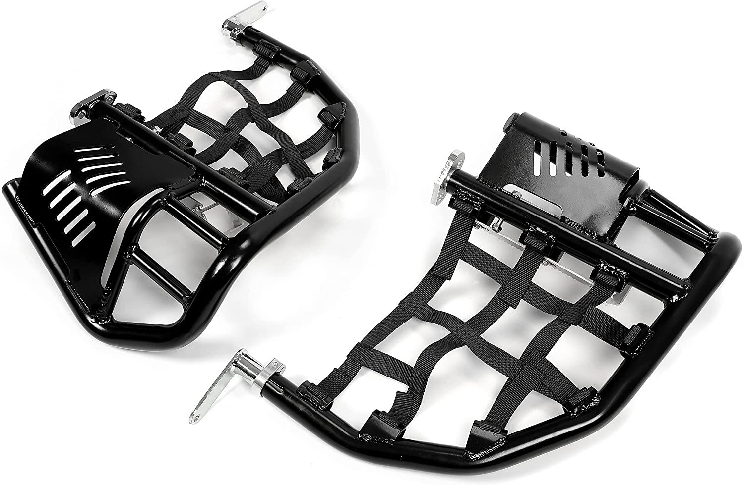 For Honda Sportrax 400 TRX 400EX 400X Nerf Bars Pro Peg Black Bars Black Nets