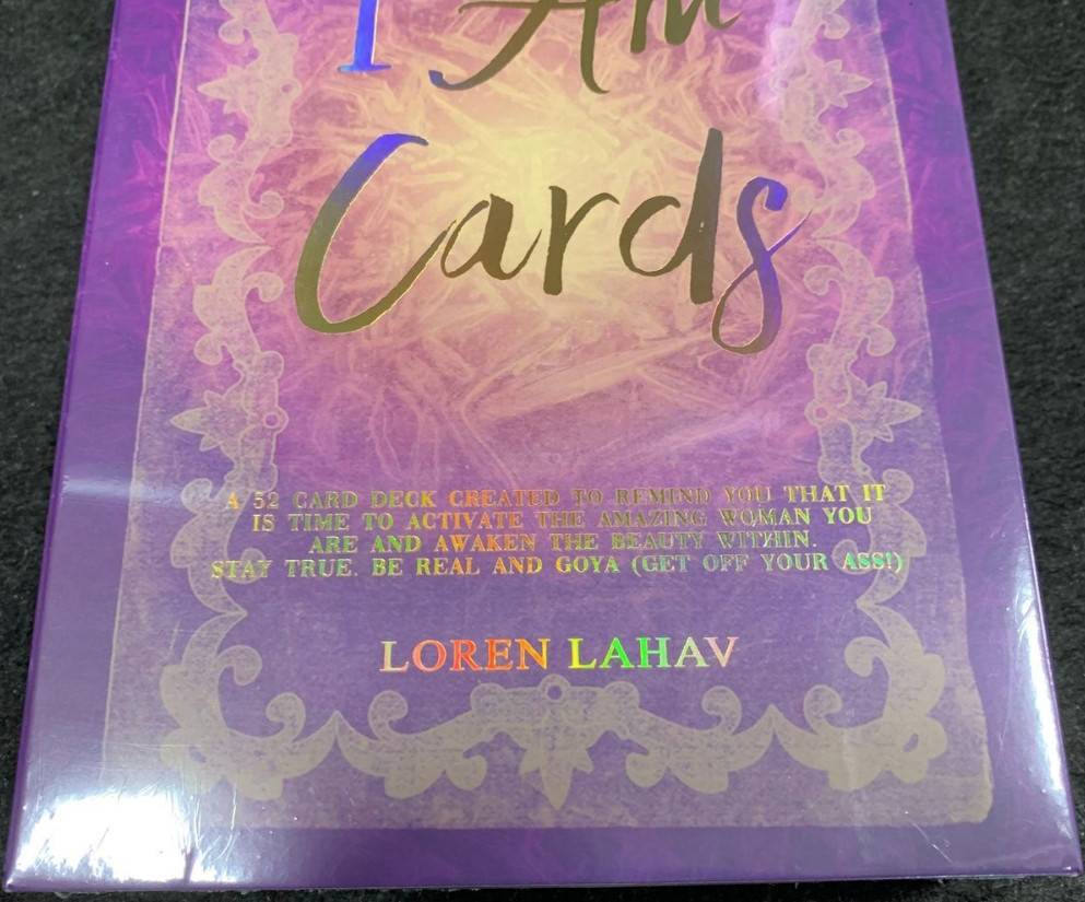🔥52 Card Deck of "I AM" Positive Affirmation Cards for WOMEN. Awaken Beauty🔥