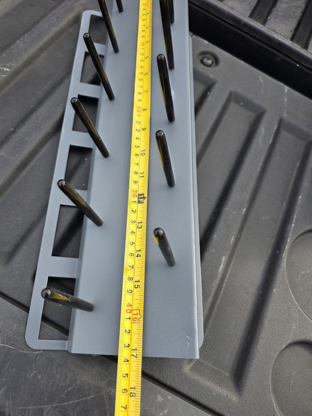 Secure It Handgun Wall Storage Rack 11 Pistol Pegs