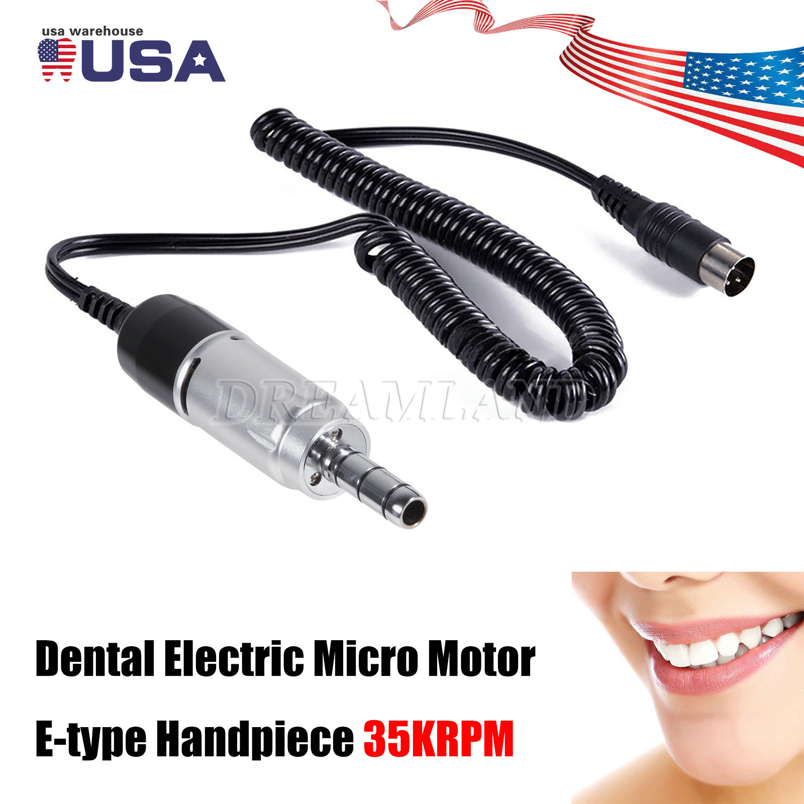 Dental Lab Marathon Electric Micromotor Polishing Unit + 35K rpm Motor Handpiece