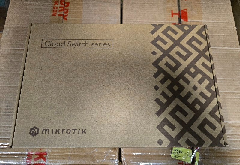 CRS310-8G+2S+IN: New Mikrotik 8-Ports Rack Mountable Ethernet SFP Switch