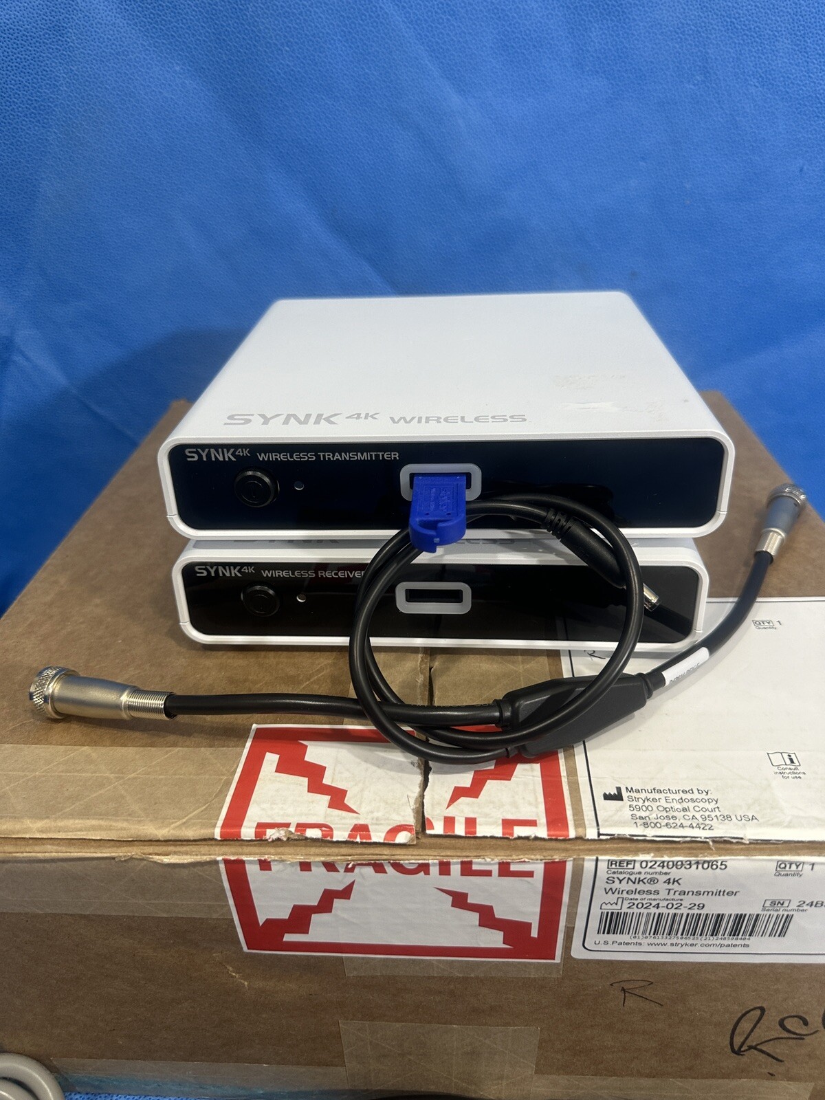 Stryker Synk 4k Wireless Trans 240-031-019 & Rec 240-031-075