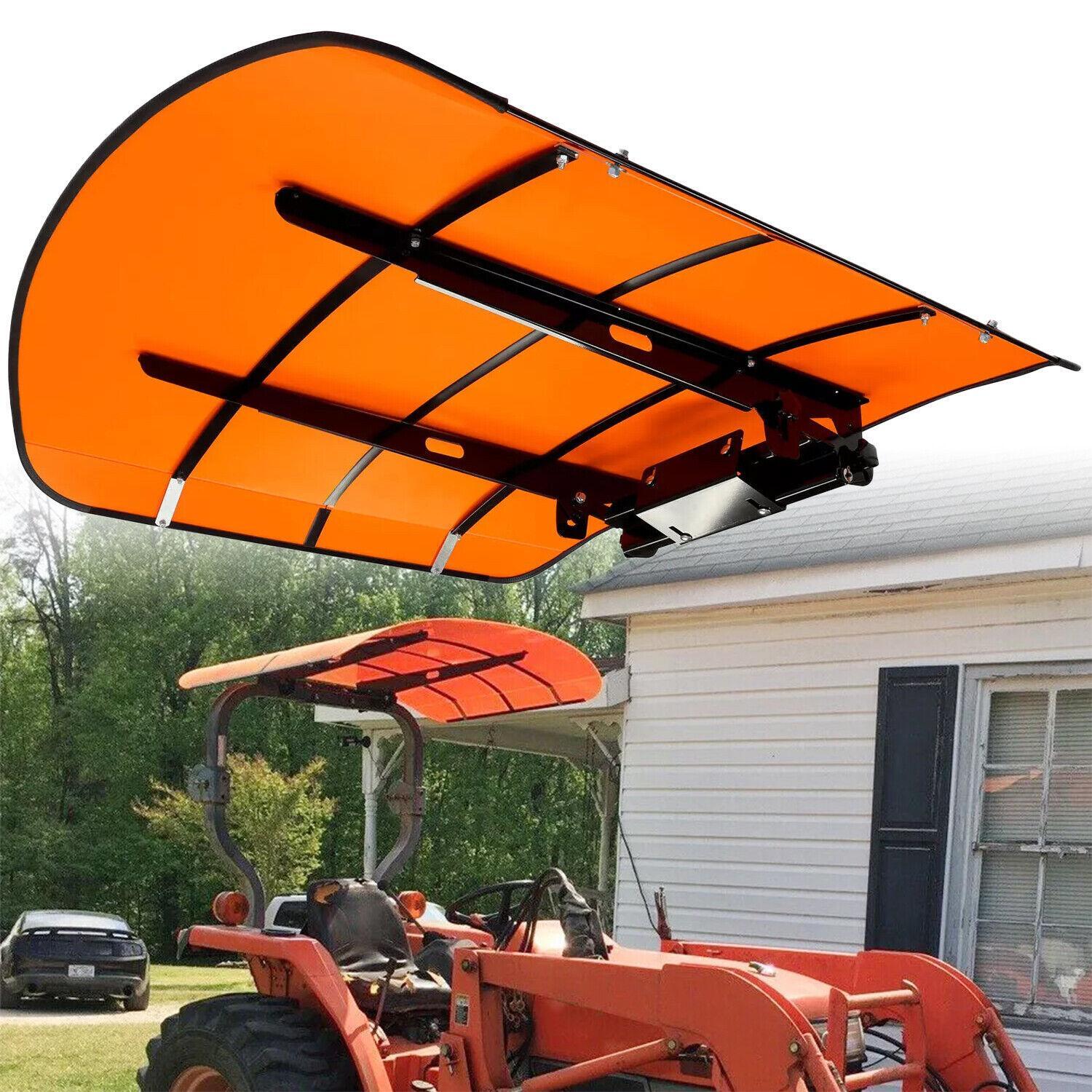 Sun Shield Tuff Top Tractor Canopy For ROPS 52" X 52" - Orange