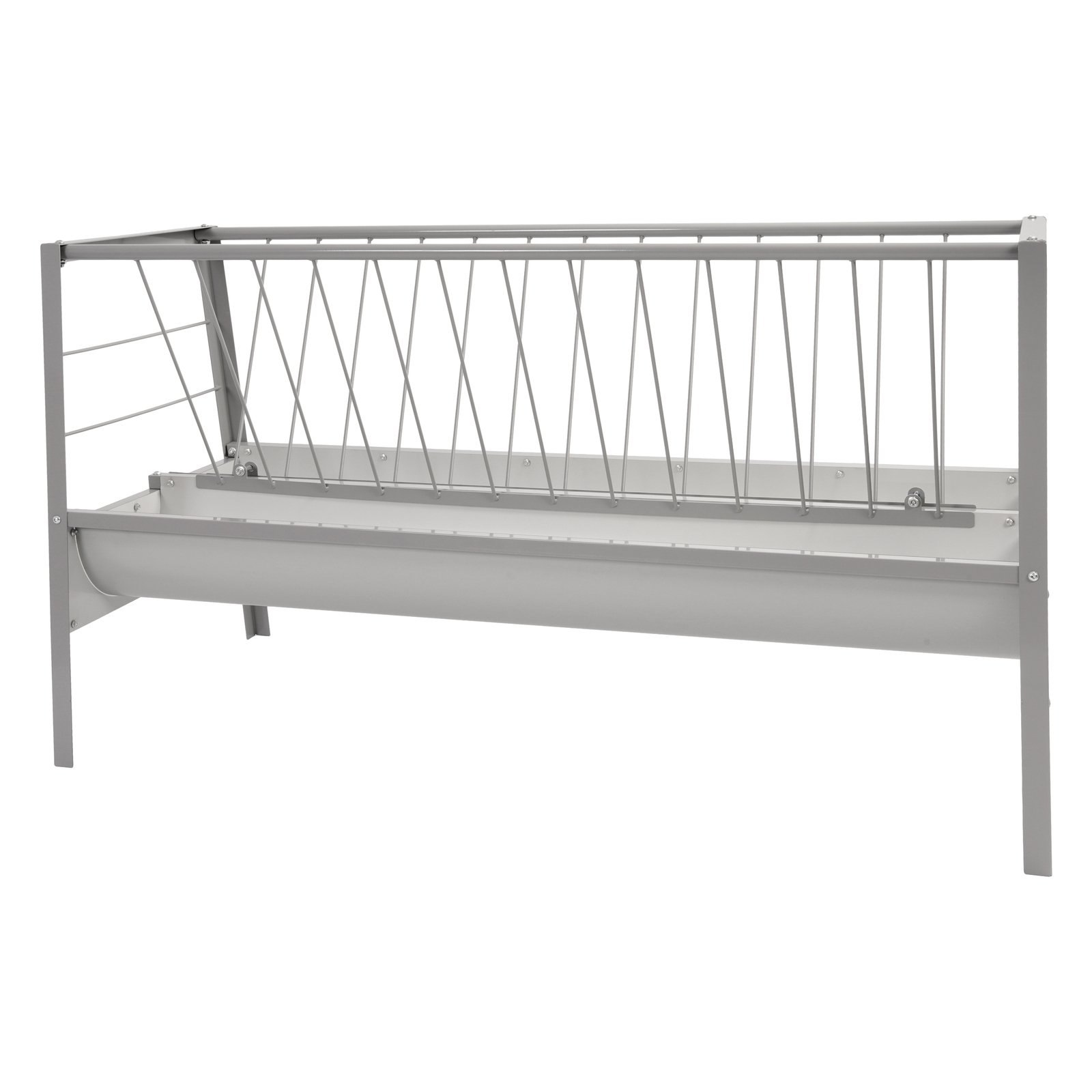 Heavy Duty Steel 77 Gallon Pasture Hay Feeder For Goats, Sheep, Miniature Horses