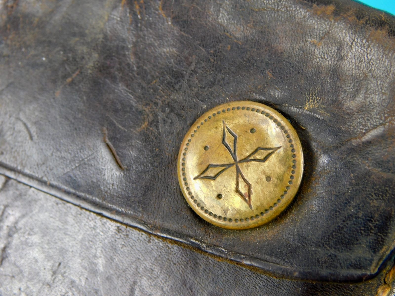 German WW1 Mauser or Walther Small Frame Pistol Revolver Gun Leather Holster