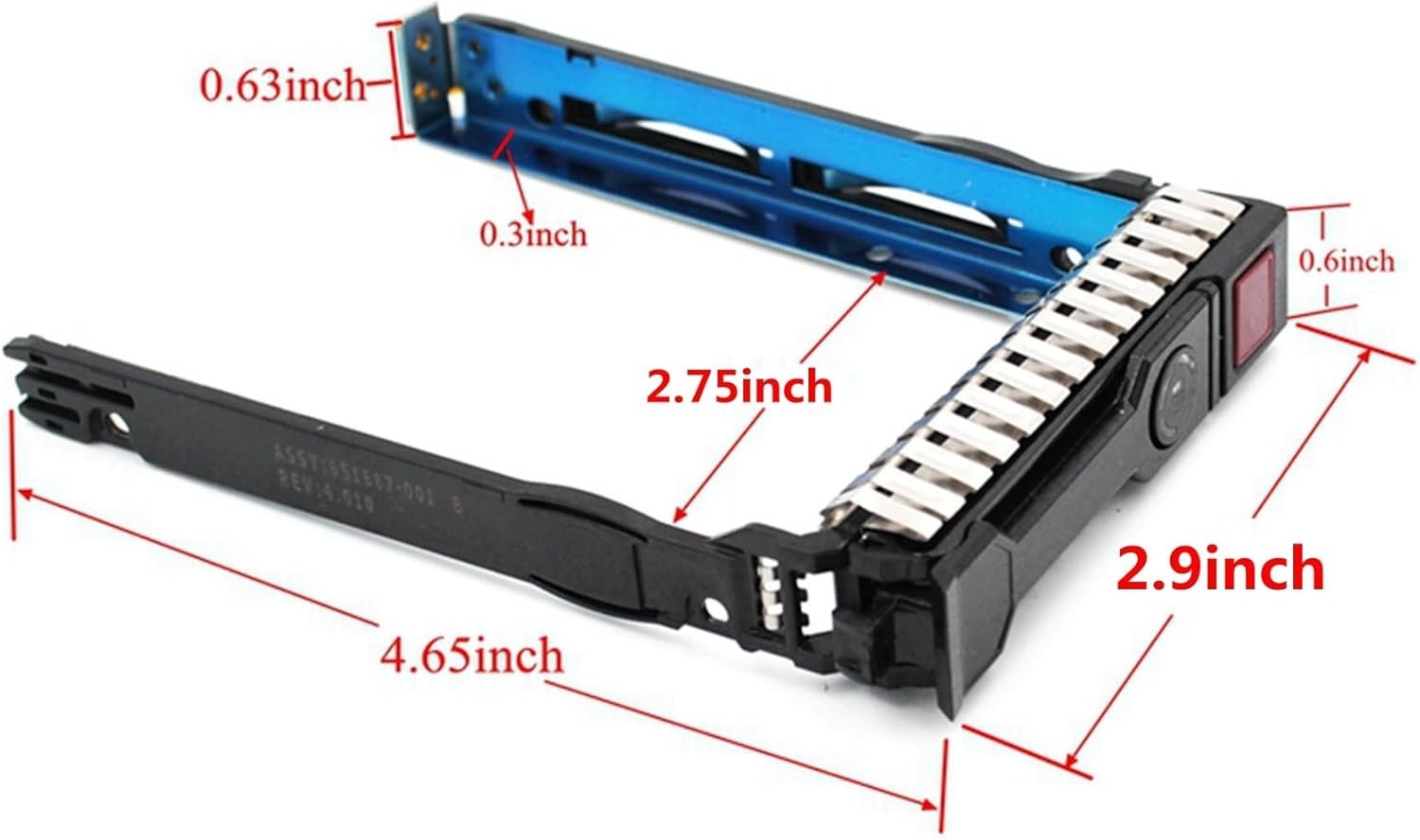 2.5" HDD Tray Caddy for HP DL380 DL360 G8 G9 G10 651687-001 651699-001 lot US