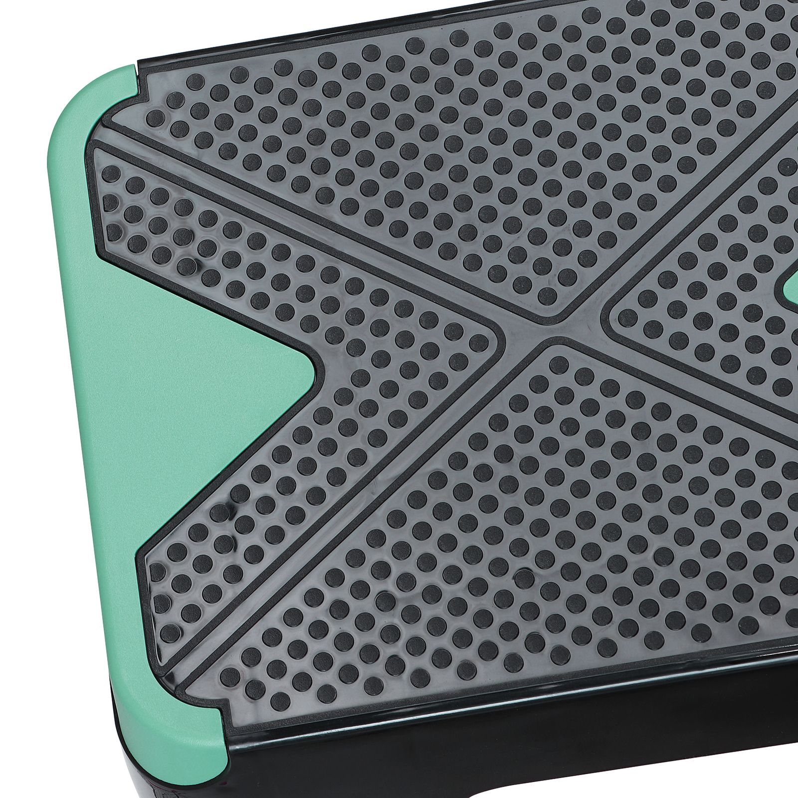 27" Aerobic Step Trainer Cardio Adjustable Exercise Workout Fitness w/ Risers