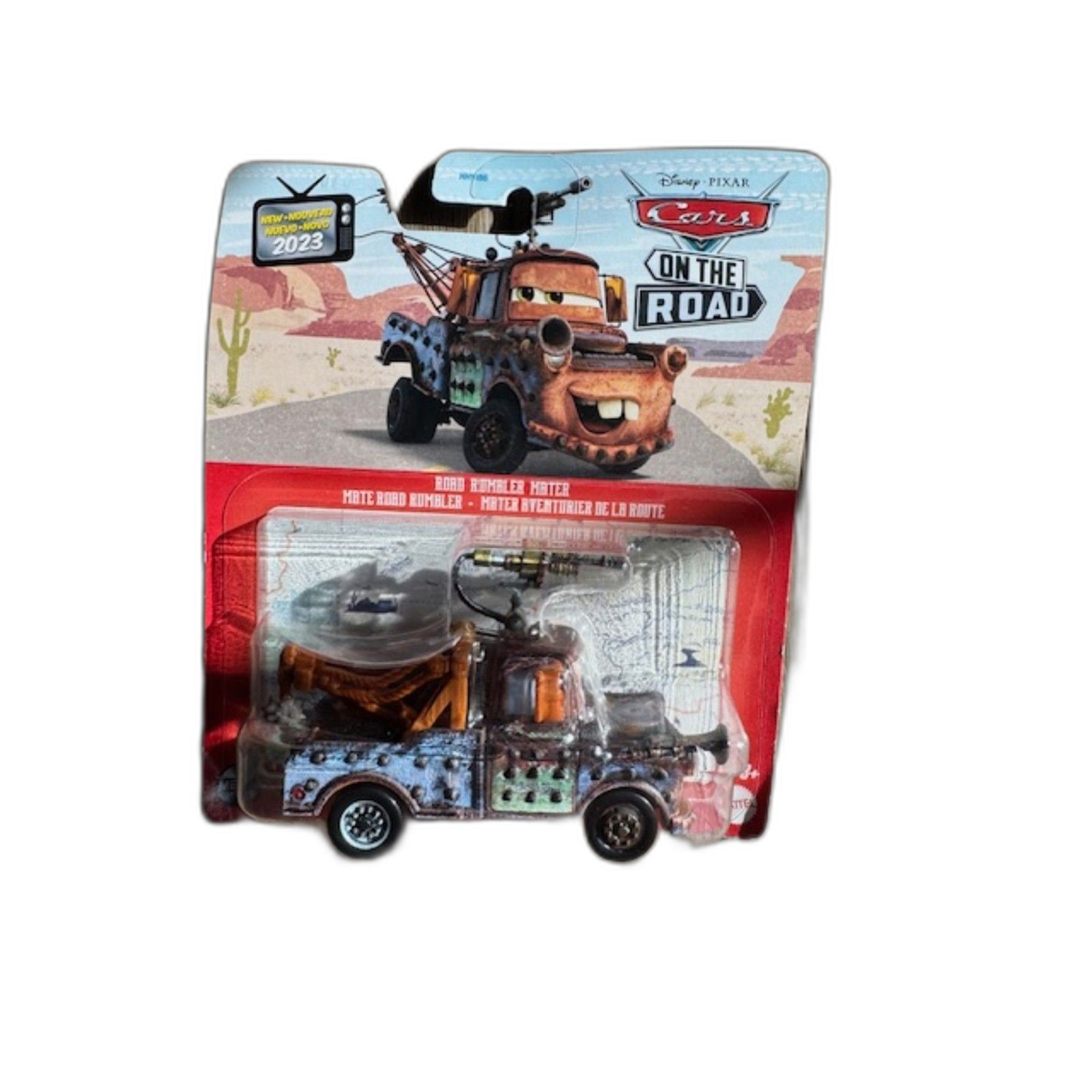 Disney Pixar Cars ROAD RUMBLER MATER On The Road Series 2023 Diecast Brand New