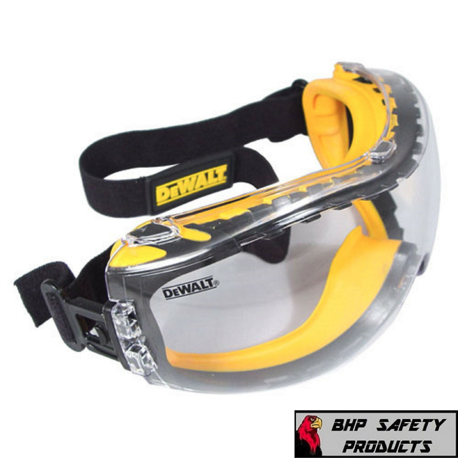 DeWalt DPG82-11 Concealer Clear Anti-Fog Over Glasses Safety Goggles, 1 Pair
