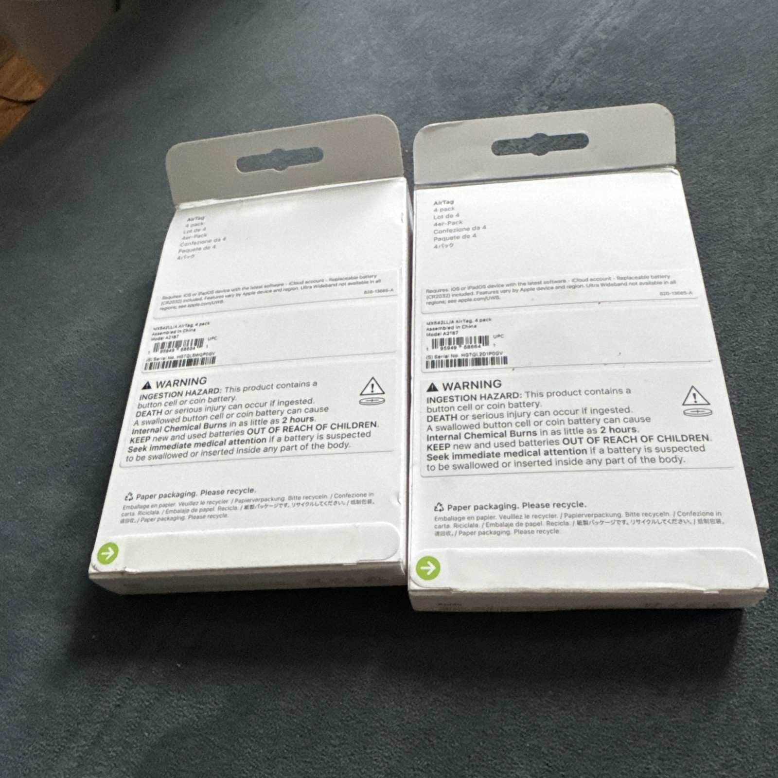 Apple AirTag Air Tag (4 Pack) - "Factory Sealed"