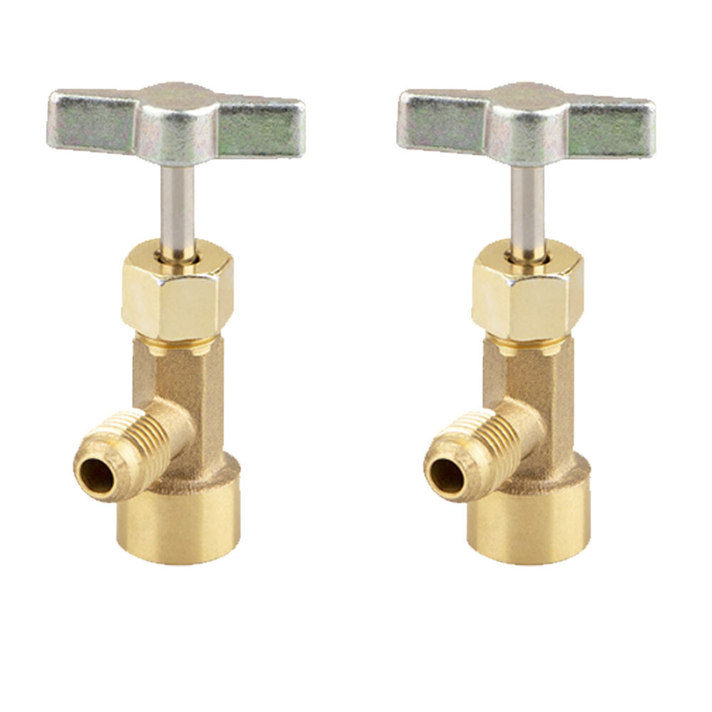 2X Piercing Type R134a A/C Can Tap 1/2" ACME Tapper Dispensing Valve USA