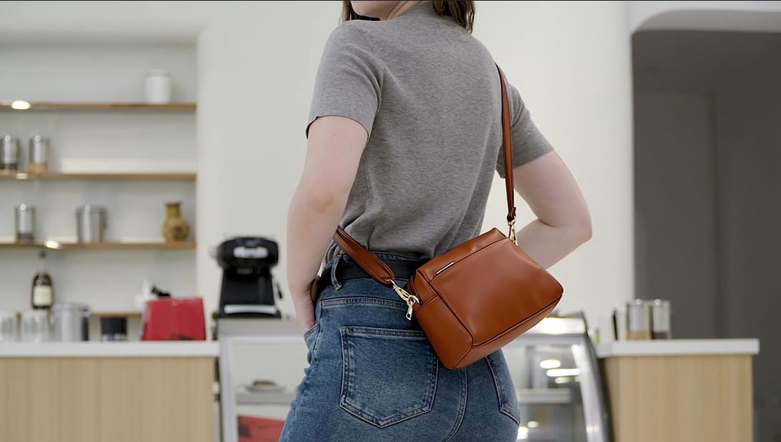 Small Crossbody Bag for Women, Soft Vegan Leather, Lightweight for Daily Use