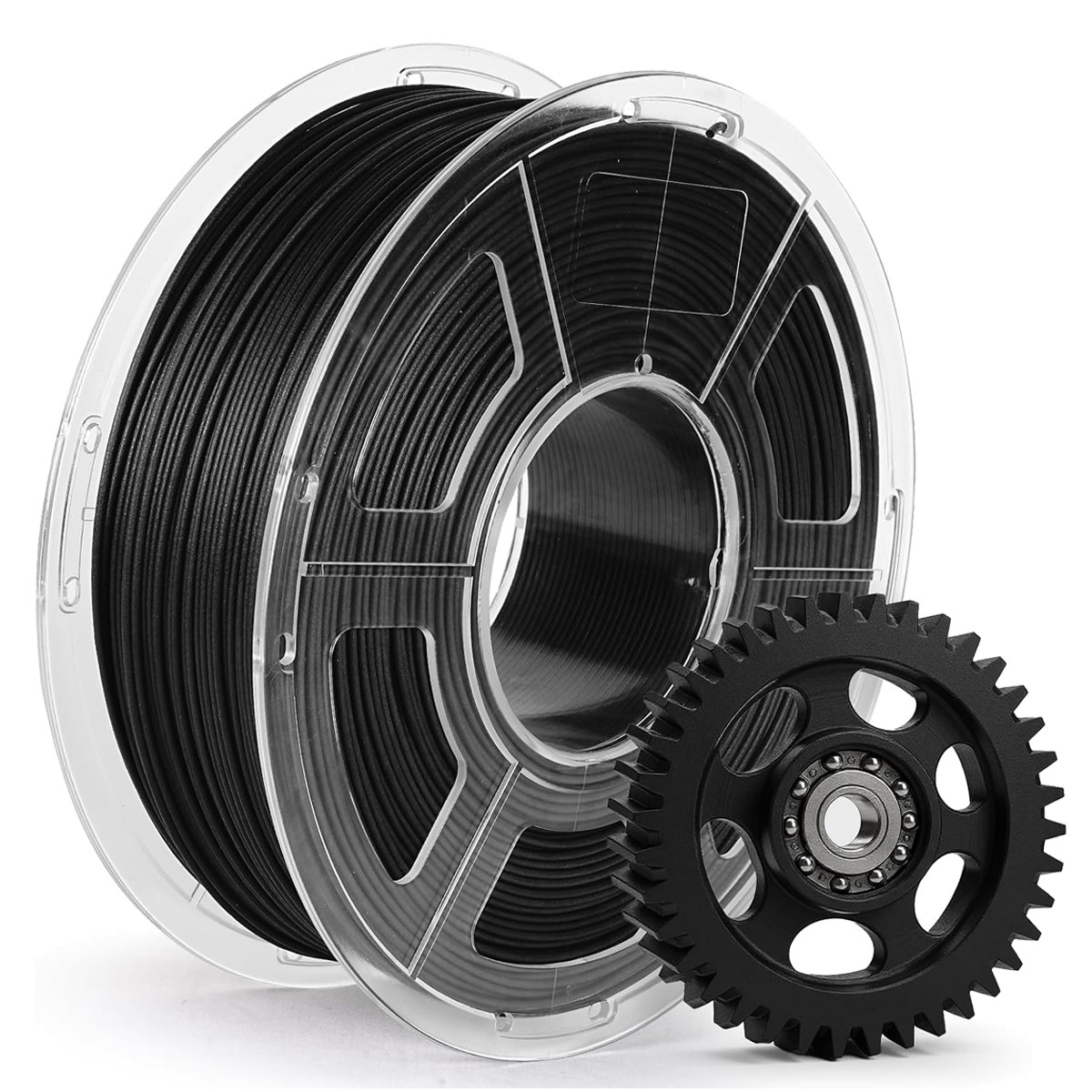 JAYO Black PA6-CF/PA12-CF/PA6-GF 3D Printer Engineering Filament 1.75mm 1KG